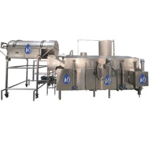 Continuous fryer for Pellets and Extruded snacks